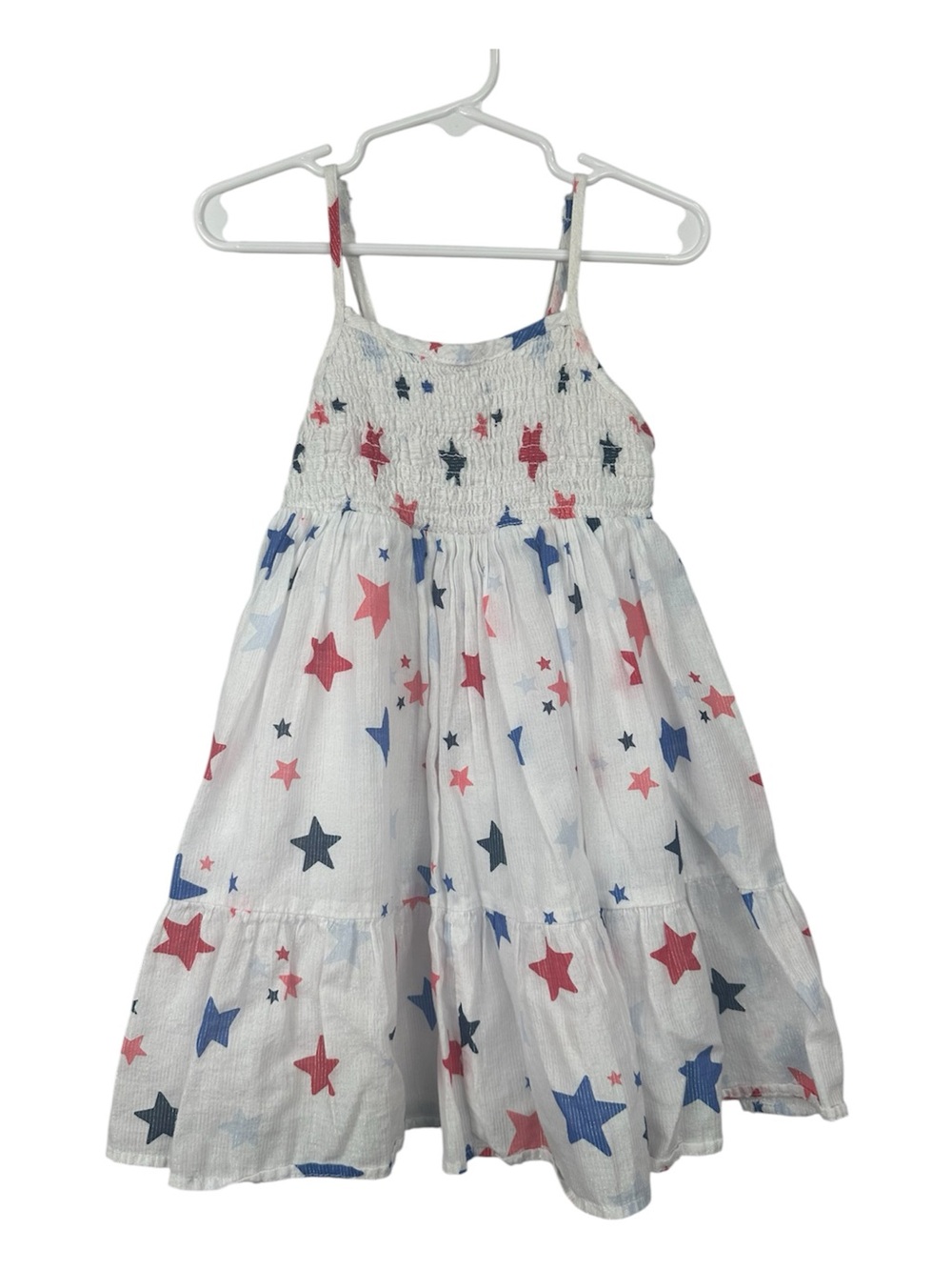 Cat & Jack Stars Girls Patriotic 4th of July Summer Dress 4/5